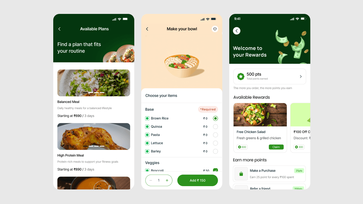 Food Subscription app